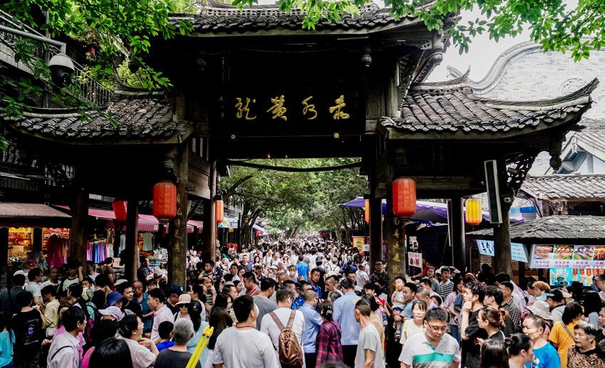黄龙溪。刘婷摄