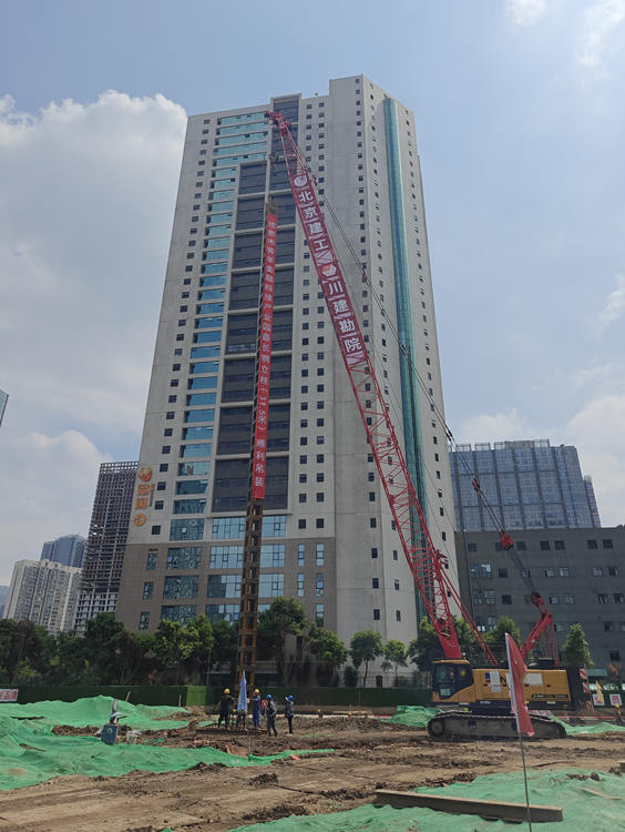 施工现场。青羊区融媒体中心供图