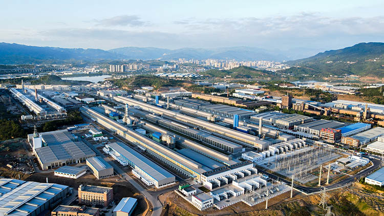 广元经开区袁家坝铝产业园。广元市委宣传部供图