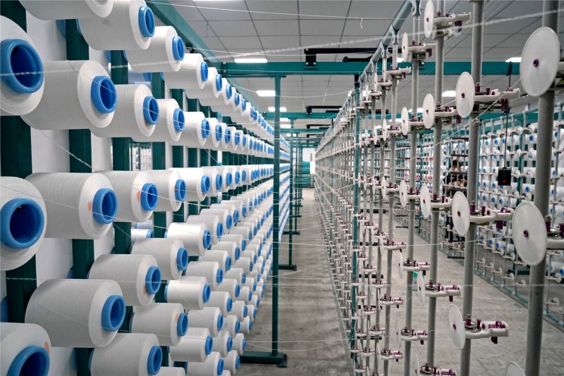 嘉欣纺织科技有限公司生产车间。筠连县融媒体中心供图