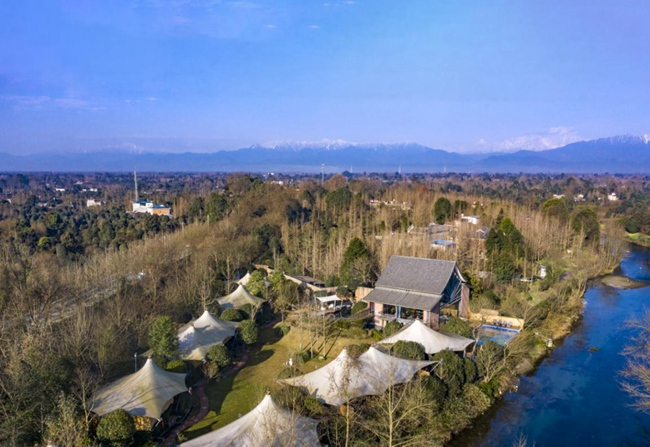 岷江村-水美乡村建设风貌。温江区水利局供图