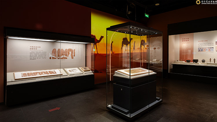 文書、絲織品和生活用品展。金沙遺址博物館供圖