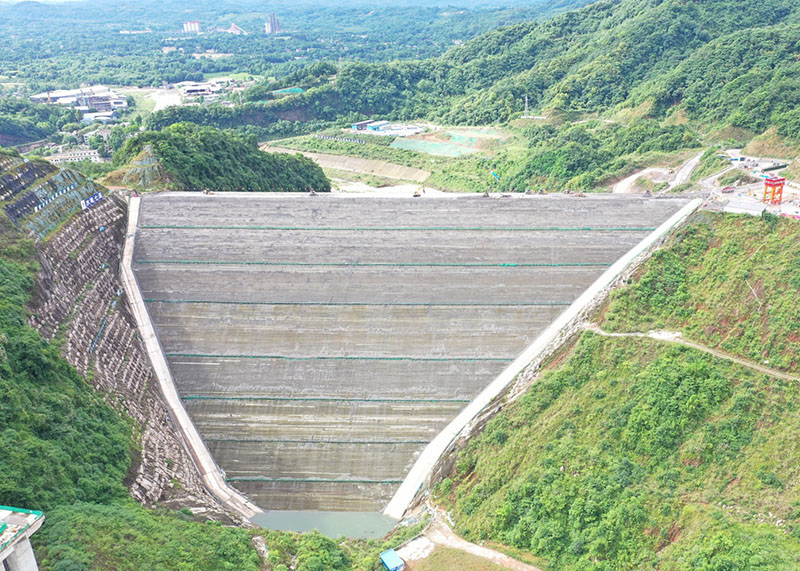 圖為李家岩水庫大壩。水電七局供圖