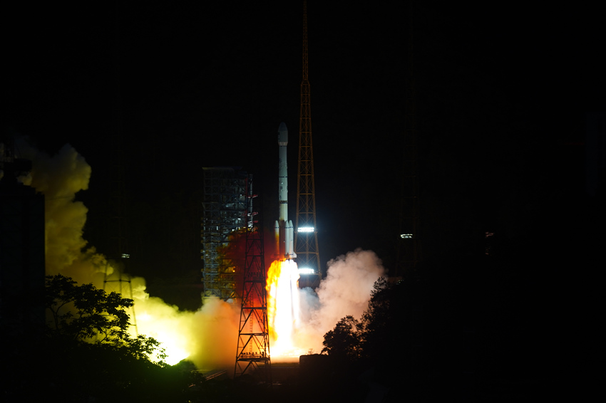 发射现场。西昌卫星发射中心供图