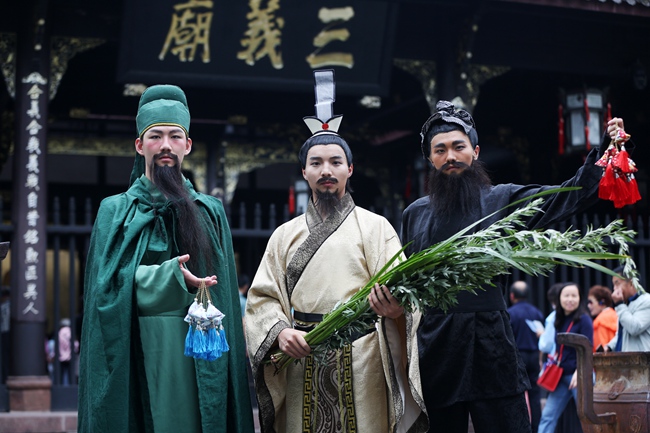 武侯祠博物馆“2024年文化和自然遗产日暨端午民俗活动”。武侯祠博物馆供图