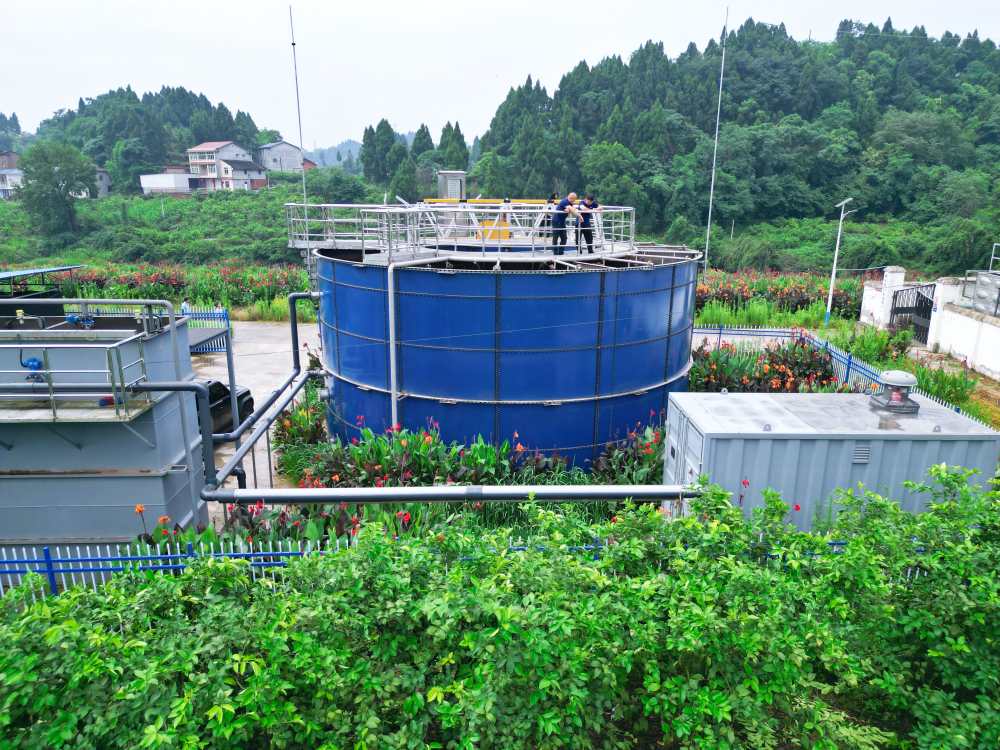 姚市鎮污水處理廠新擴建項目。潘政吉攝
