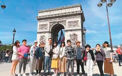 中国人赴法国旅游增长迅速