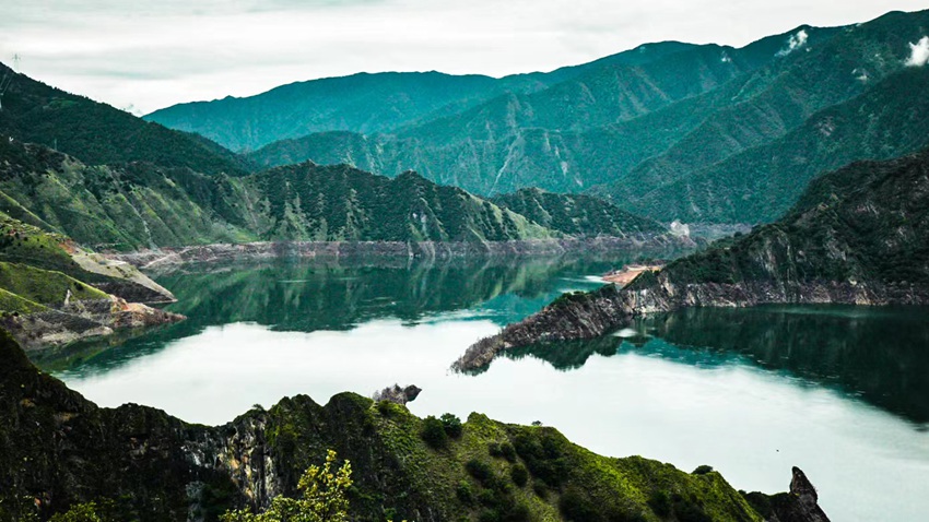 天龍湖景區。李艾供圖