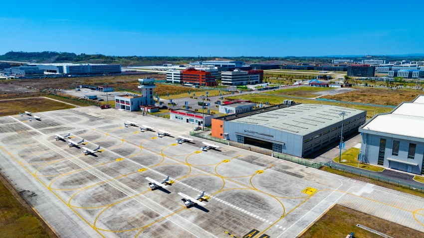 自貢航空產業園。廖志全攝