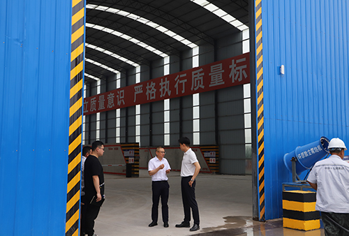 安岳县纪委监委干部到项目建设现场开展督查。陈丽摄