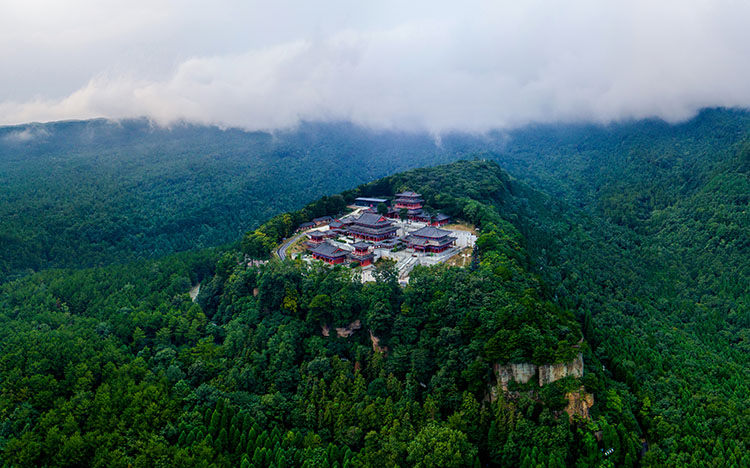 位於利州的天曌山景區。利州區委宣傳部供圖