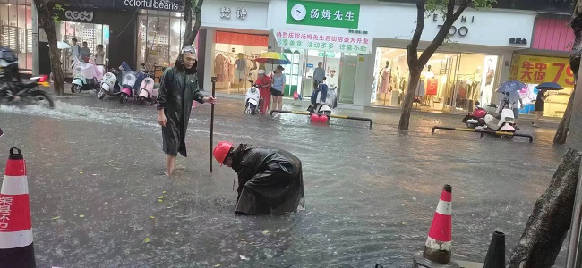 道路排水。宋红斌供图