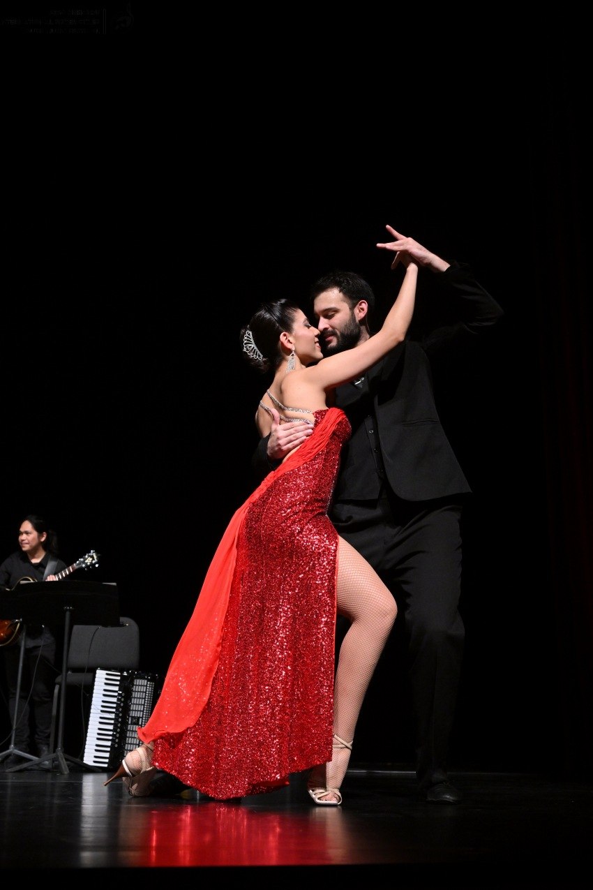 阿根廷舞蹈团队“探戈传奇”现场表演。成都市武侯区人民政府外事办公室供图