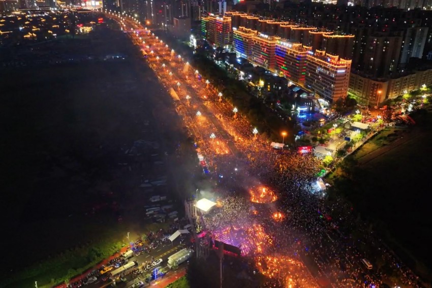 激情火把节，最炫民族风。凉山州委宣传部供图