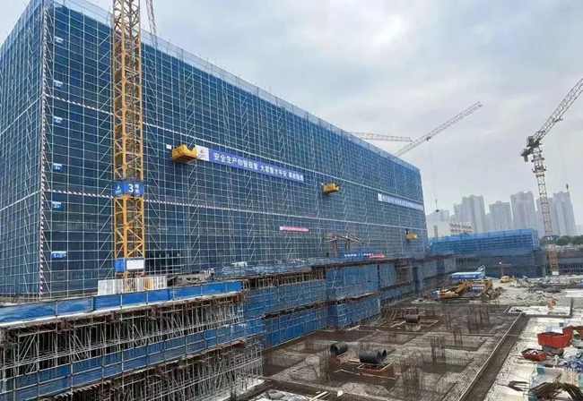 中南高科·成都温江智造云谷项目“拿地即开工”。区项目促建服务中心供图