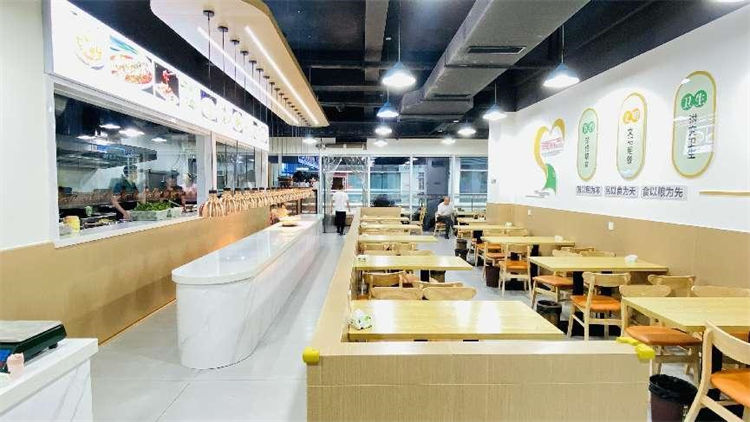 共享食堂一角。天府新區融媒體中心供圖