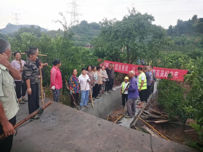 施工前技能培训。杨镒豪供图