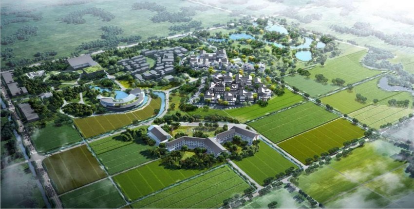 图为该行支持建设的成都市双流区“临江之原”项目效果图。农发行四川省分行供图