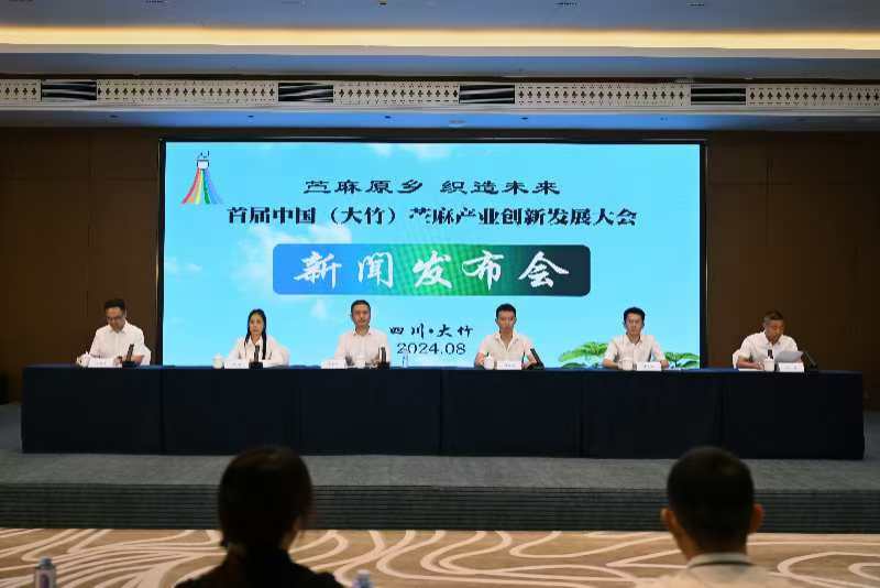 发布会现场。大竹县委宣传部供图