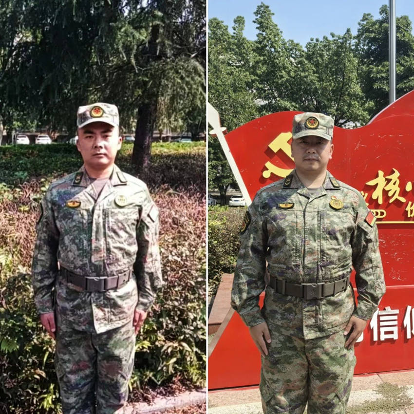 张银宏（左）、黄灿（右）。受访者供图