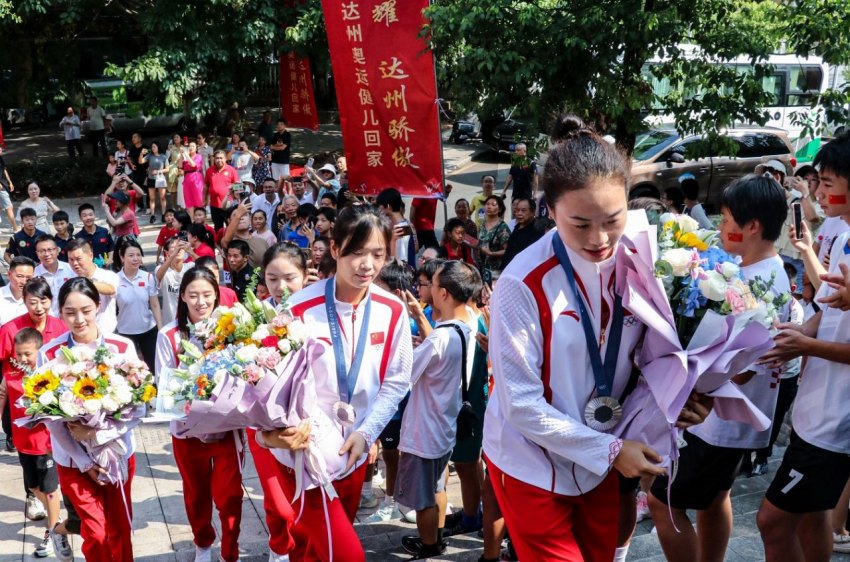 回到达州市体育运动学校。达州日报社供图
