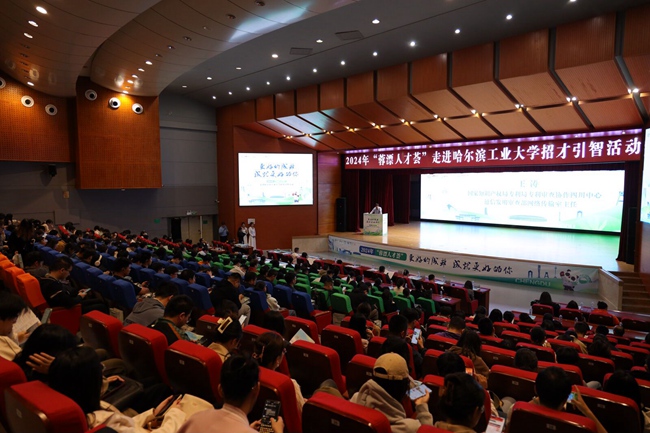 2024年“蓉漂人才荟”走进哈尔滨工业大学。主办方供图