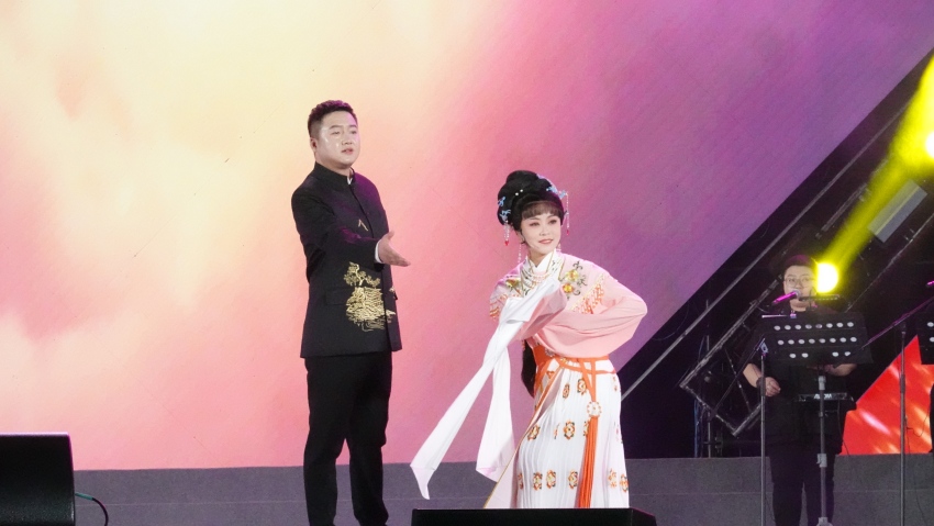 2024威远原创歌曲演唱大赛总决赛现场。威远县委宣传部供图