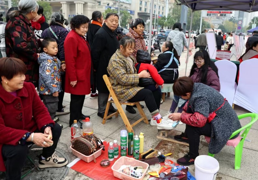 志愿服务活动现场。陈刚、孙小红供图