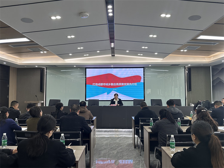 永安镇党委书记赵兴荣进行宣讲。杜成钱供图