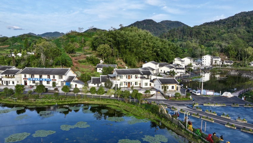 乌木镇广子村。陈丁摄