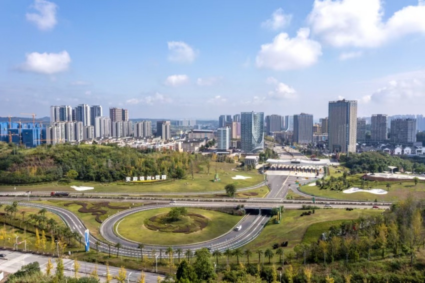 簡陽臨空經濟產業園。簡陽融媒供圖