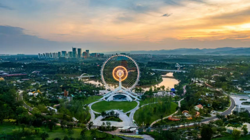2024成都世园会东部新区主会场。东部新区供图