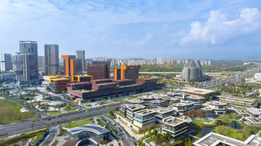 成都东部新区城市核心区。东部新区供图