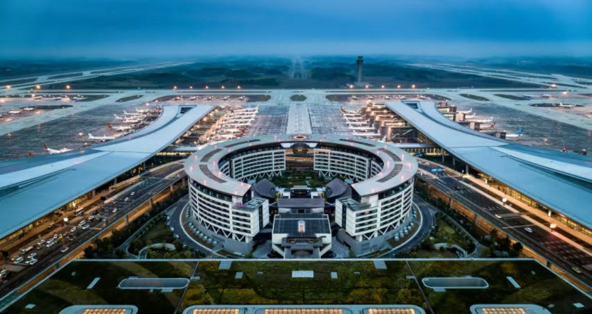 成都天府国际机场。东部新区供图