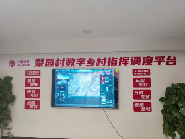 成都市双流区首个“数字乡村”示范村揭牌仪式。杜成钱、唐静供图