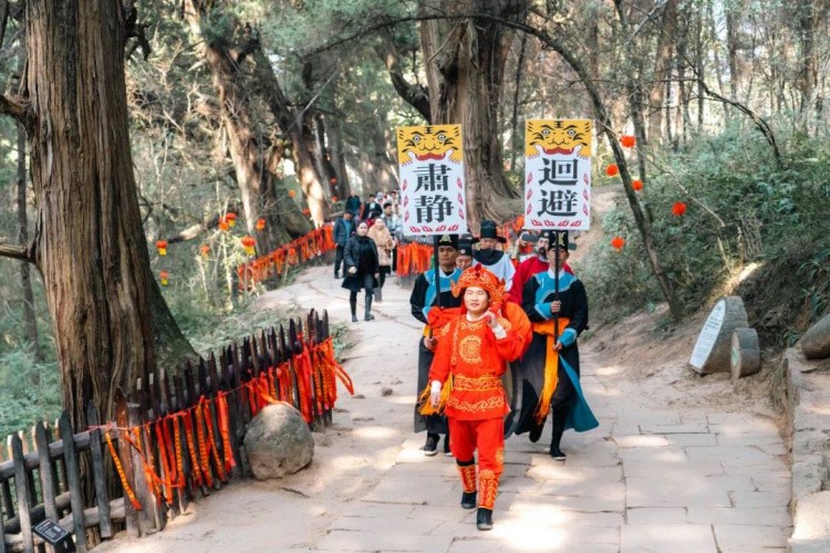 《点树交印》情景剧。剑门关景区供图