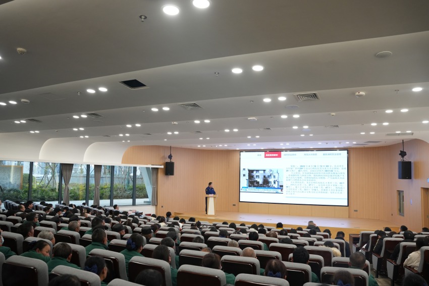 消防安全知识培训会现场。活动方供图