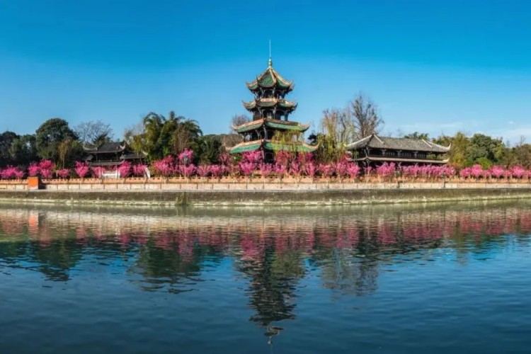 望江樓公園。成都市文廣旅局供圖