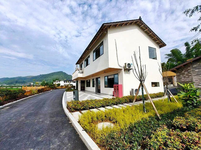 长山镇五通坝村。郑欣宜供图