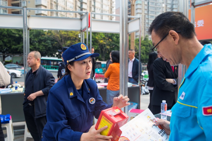 宣讲现场。攀枝花市消防救援支队供图