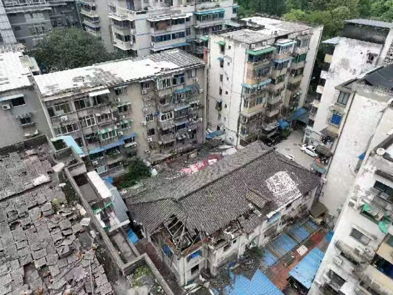 重建前房屋面貌。