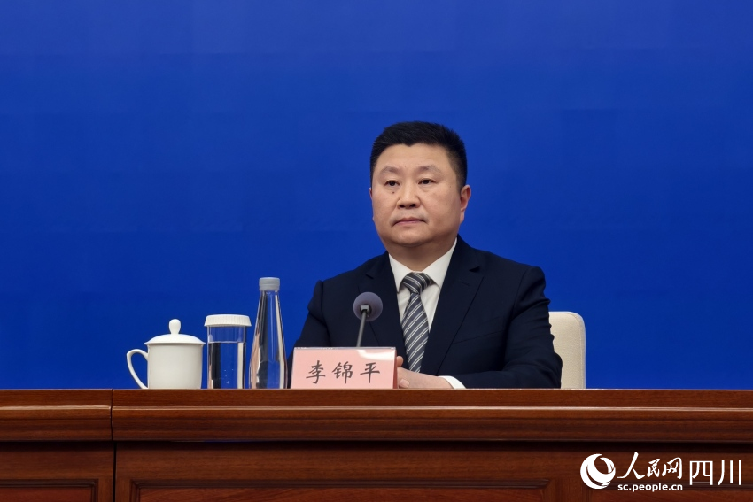 青白江區委副書記、港工委書記李錦平。人民網 趙祖樂攝