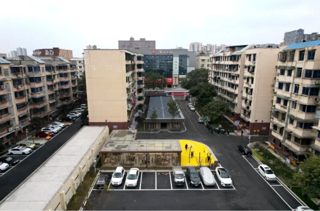 改造后的安居东苑小区。青白江区住建局供图