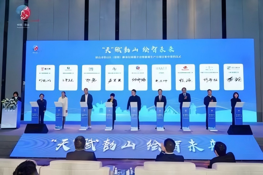 签约现场。耿楠摄
