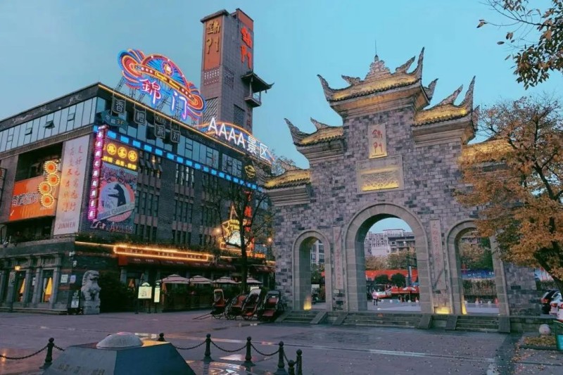 新都区的锦门小镇。成都市文广旅局供图