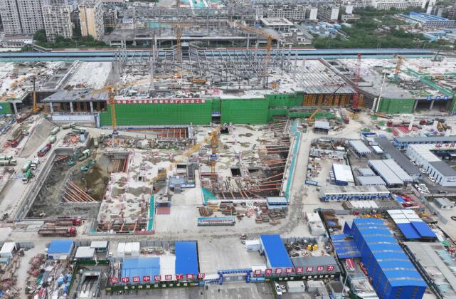 施工现场。中铁建工集团提供图