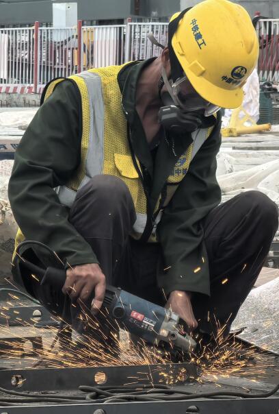 施工现场。中铁建工集团提供图