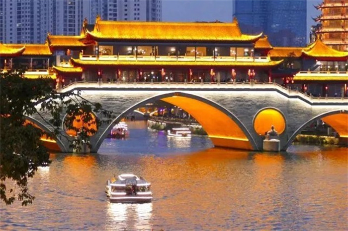 锦江夜景。成都文旅集团供图