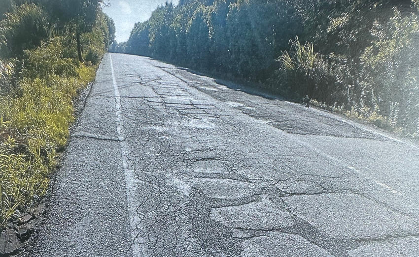 改造前的道路。受访者供图