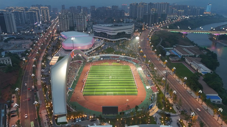 高县翰笙文化体育艺术中心。高县融媒体中心供图